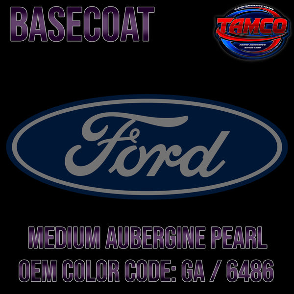 Ford Medium Aubergine Pearl | GA / 6486 | 1992-1998 | OEM Basecoat
