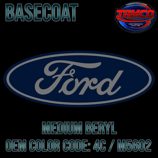 Tamco Paint Ford Medium Beryl OEM COLOR CODE: 4C / M5602 - Basecoat