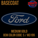 Tamco Paint Ford Medium Gold OEM Color Code: S / M3199 Basecoat