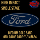 Tamco Paint Ford Medium Gold Sand OEM Color Code: Y / M5624 High Impact SS
