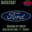 Tamco Paint OEM Ford Medium Ivy Green Color Code: P / M3401 Basecoat