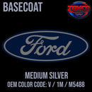 Tamco Paint Ford Medium Silver OEM COLORCODE: V / 1M / M5488 Basecoat