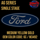 Tamco Paint OEM Medium Yellow Gold 6C / M3492 AG Series Single Stage