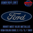 Tamco Paint OEM Ford Night Mist Blue Metallic Color Code: 2 / K / X / 1903 Amerflint