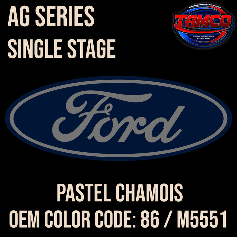 Tamco Paint Ford Pastel Chamois OEM COLOR CODE: 86 / M5551 - AG Series