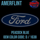 Tamco Paint Ford Peacock Blue OEM Color Code: D / B / 1638 - Amerflint