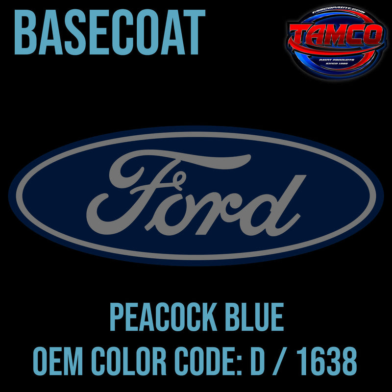 Peacock Blue OEM Basecoat