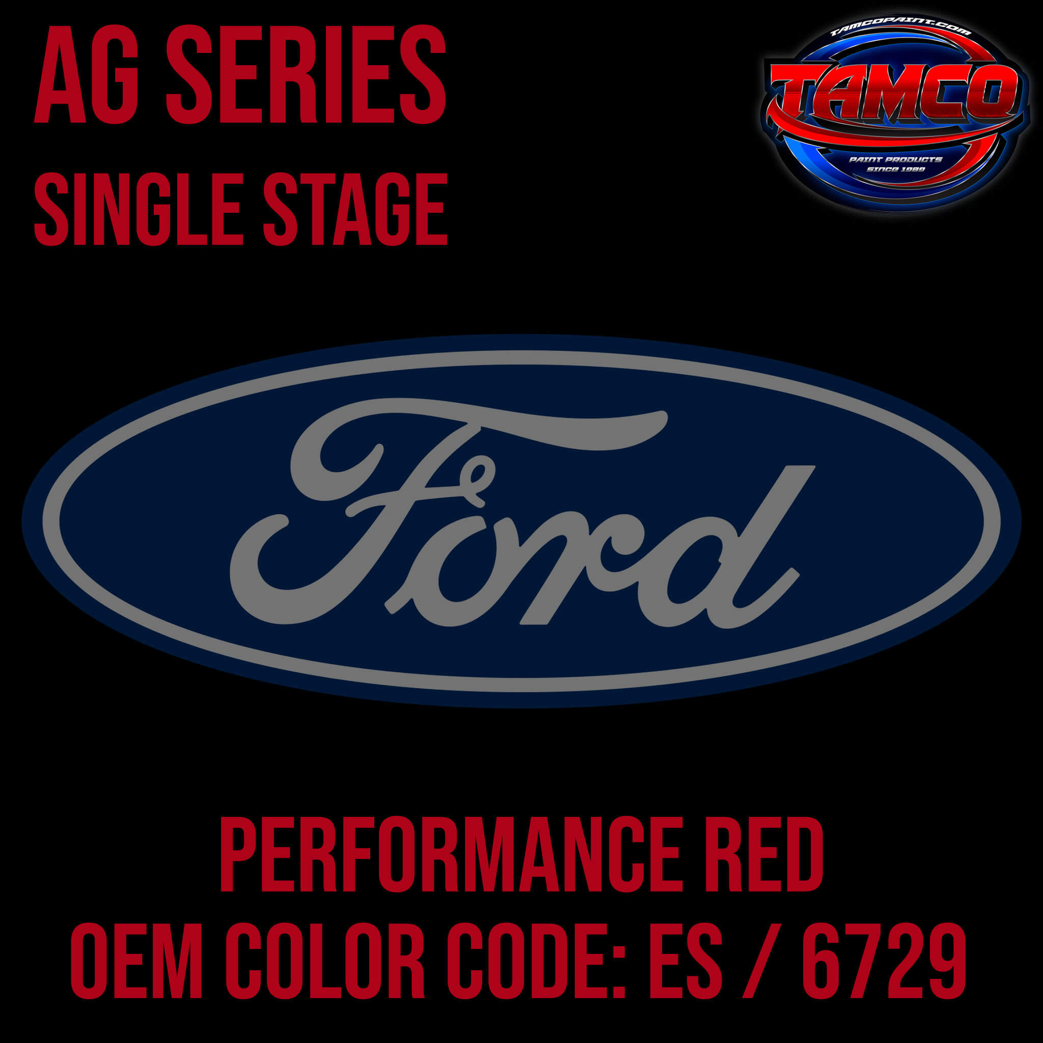 Ford Performance Red | ES / 6729 | 1992-2001 | OEM AG Series Single St