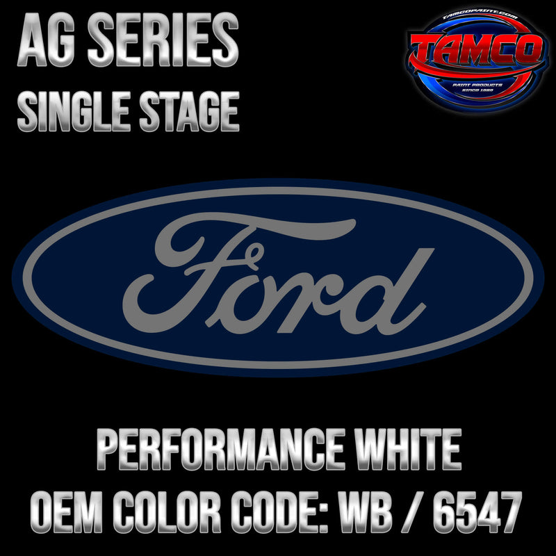 FORD PERFORMANCE WHITE