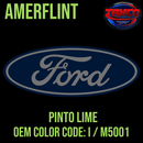 Tamco Paint OEM Ford Pinto Lime Color Code: I / M5001 Amerflint