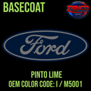 Tamco Paint OEM Ford Pinto Lime Color Code: I / M5001 Basecoat