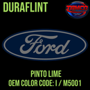 Tamco Paint OEM Ford Pinto Lime Color Code: I / M5001 Duraflint