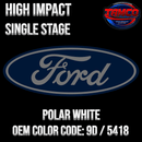 Tamco Paint Ford Polar White OEM Color Code: 9D / 5418 High Impact SS