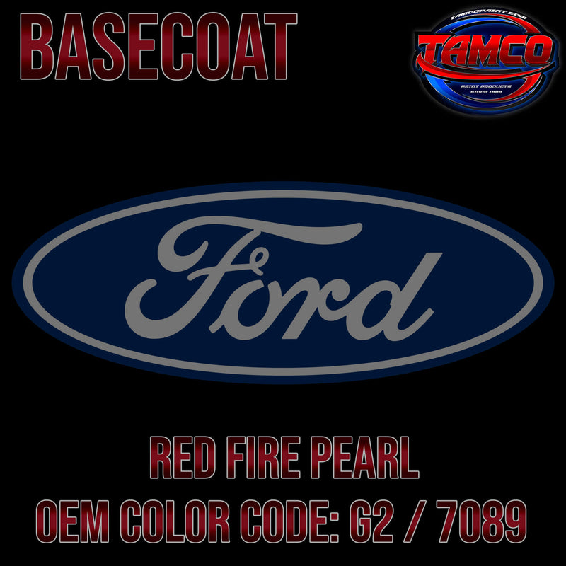 Ford Red Fire Pearl OEM Basecoat