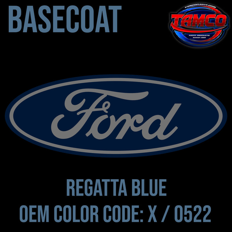 Ford Regatta Blue | X / 0522 | 1955 | OEM Basecoat