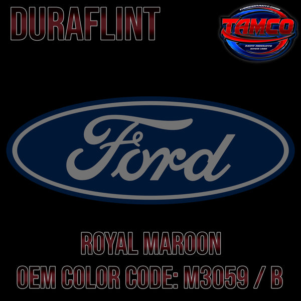 Ford Royal Maroon | M3059 / B | 1968-1990 | OEM DuraFlint Series Single Stage