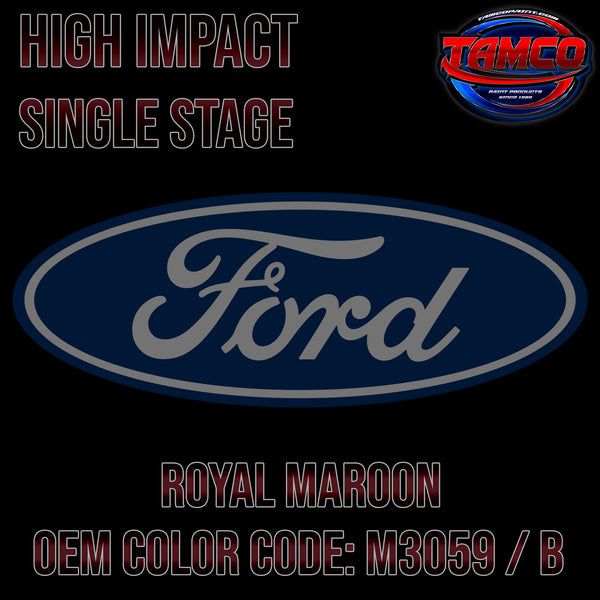 Ford Royal Maroon | M3059 / B | 1968-1990 | OEM High Impact Series Single Stage