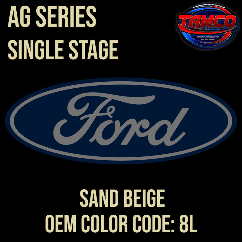 Ford Sand Beige | 8L | 1985-1988 | OEM AG Series Single Stage
