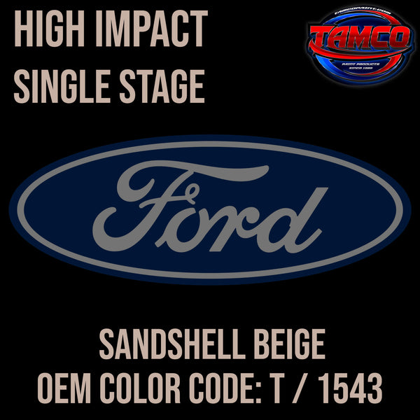 Tamco Paint Sanshell Beige OEM Color Code: T / 1543 - High Impact