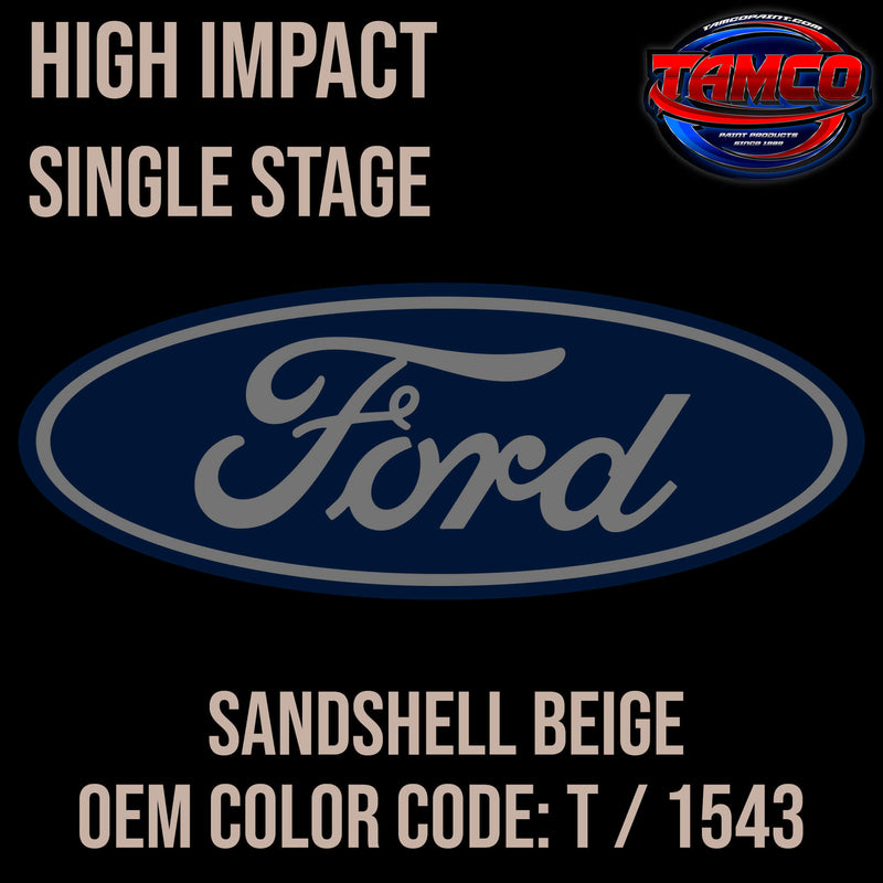 Tamco Paint Sanshell Beige OEM Color Code: T / 1543 - High Impact
