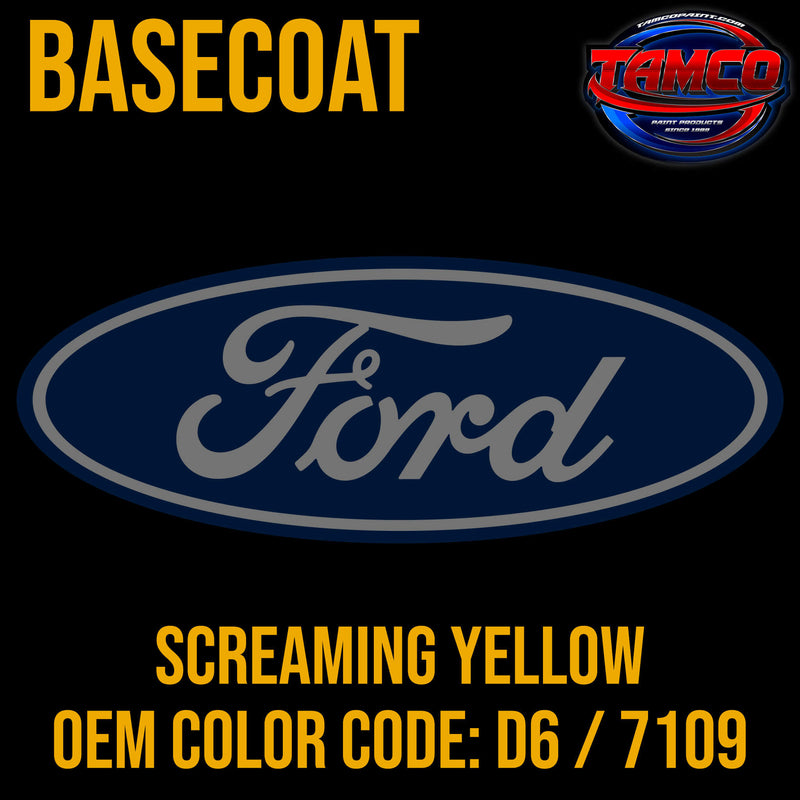 Ford Screaming Yellow OEM Basecoat