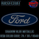 Ford Shadow Blue Metallic OEM Basecoat