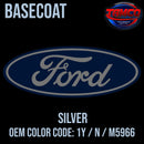Tamco Paint Ford Silver COLOR CODE: 1Y / N / M5966 Basecoat