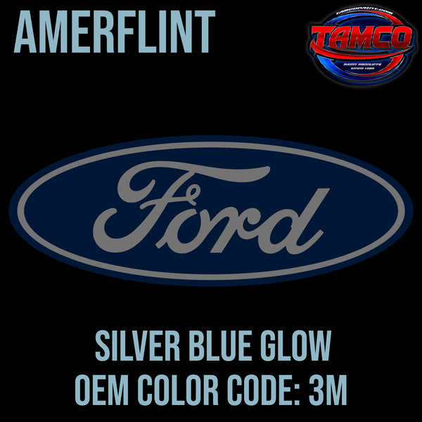 Ford Silver Blue Glow | 3M | 1973-1976 | OEM Amerflint II Series Single Stage