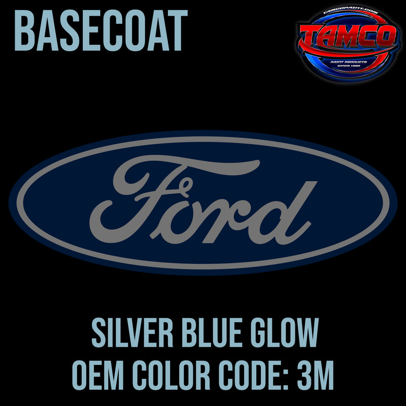 Ford Silver Blue Glow | 3M | 1973-1976 | OEM Basecoat