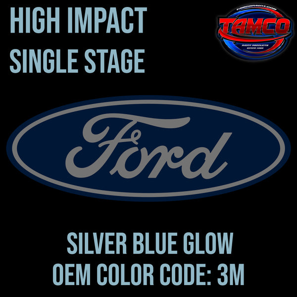 Ford Silver Blue Glow | 3M | 1973-1976 | OEM High Impact Series Single Stage
