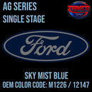 Tamco Paint Sky Mist Blue OEM Color Code: M1226 / 12147 - AG Series