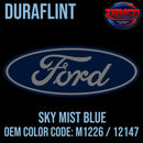 Tamco Paint Sky Mist Blue OEM Color Code: M1226 / 12147 - Duraflint