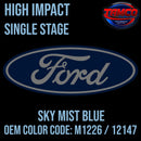 Tamco Paint Sky Mist Blue OEM Color Code: M1226 / 12147 - High Impact