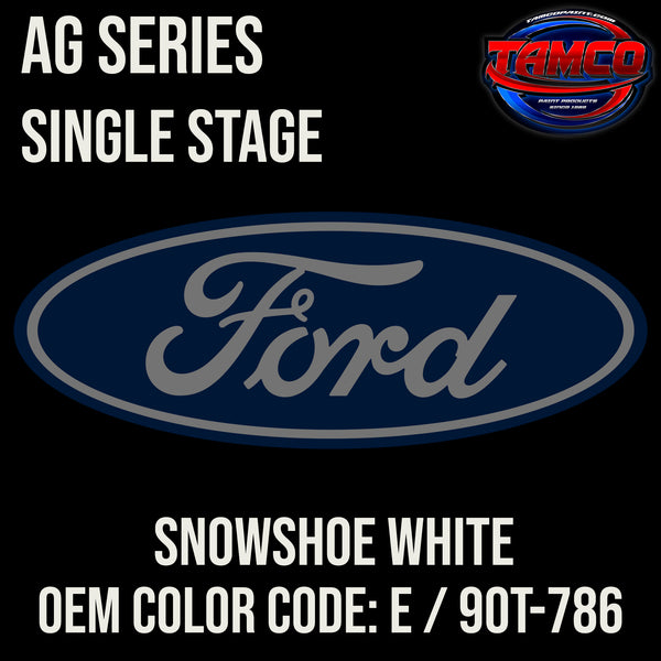 Ford Snowshoe White | E / 90T-786 | 1955-1962 | OEM AG Series Single Stage