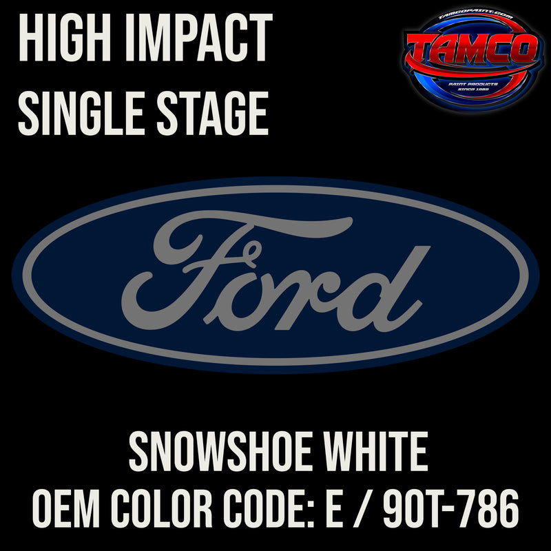 Ford Snowshoe White | E / 90T-786 | 1955-1962 | OEM High Impact Series Single Stage
