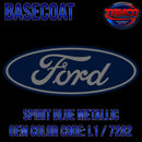 SPIRIT BLUE METALLIC OEM BASECOAT