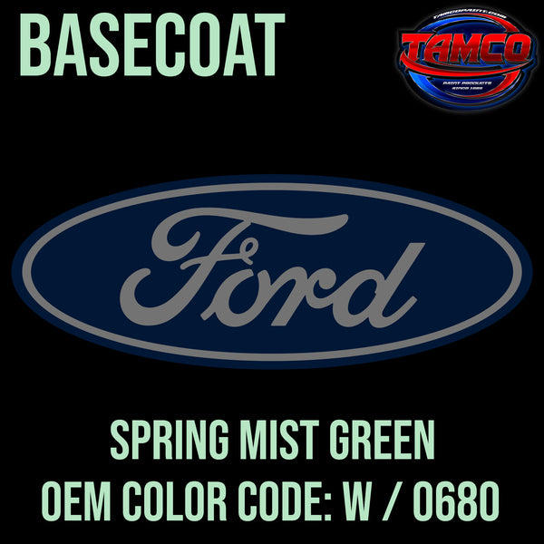 Ford Spring Mist Green | W / 0680 | 1956-1957 | OEM Basecoat