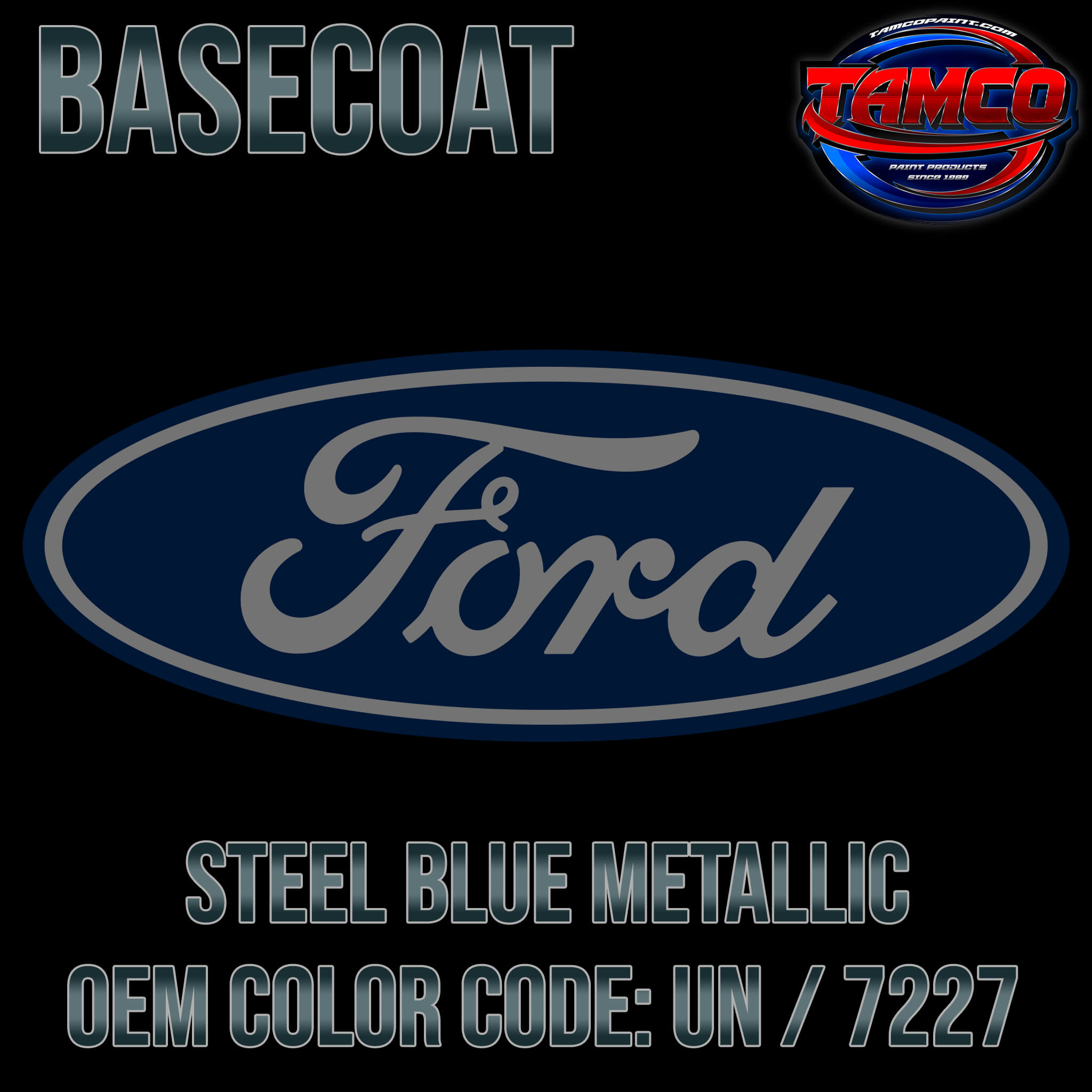 STEEL BLUE METALLIC OEM BASECOAT