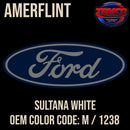 Tamco Paint Ford Sultana White OEM Color Code: M1238 - Amerflint
