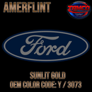 Tamco Paint Ford Sunlit Gold OEM Color Code: Y / 3073 Amerflint