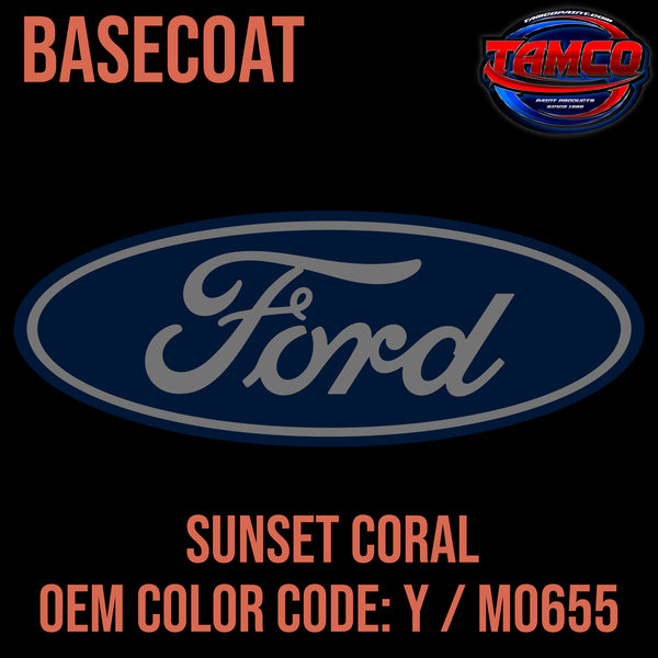 Ford Sunset Coral | Y / M0655 | 1956-1957 | OEM Basecoat