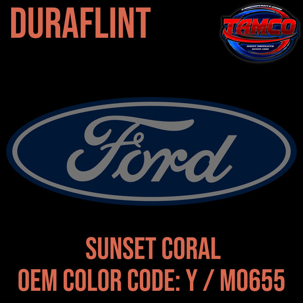 Ford Sunset Coral | Y / M0655 | 1956-1957 | OEM DuraFlint Series Single Stage