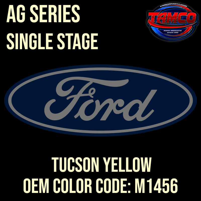 Tamco Paint Ford Tucson Yellow OEM Color Code: M1456 - AG Series