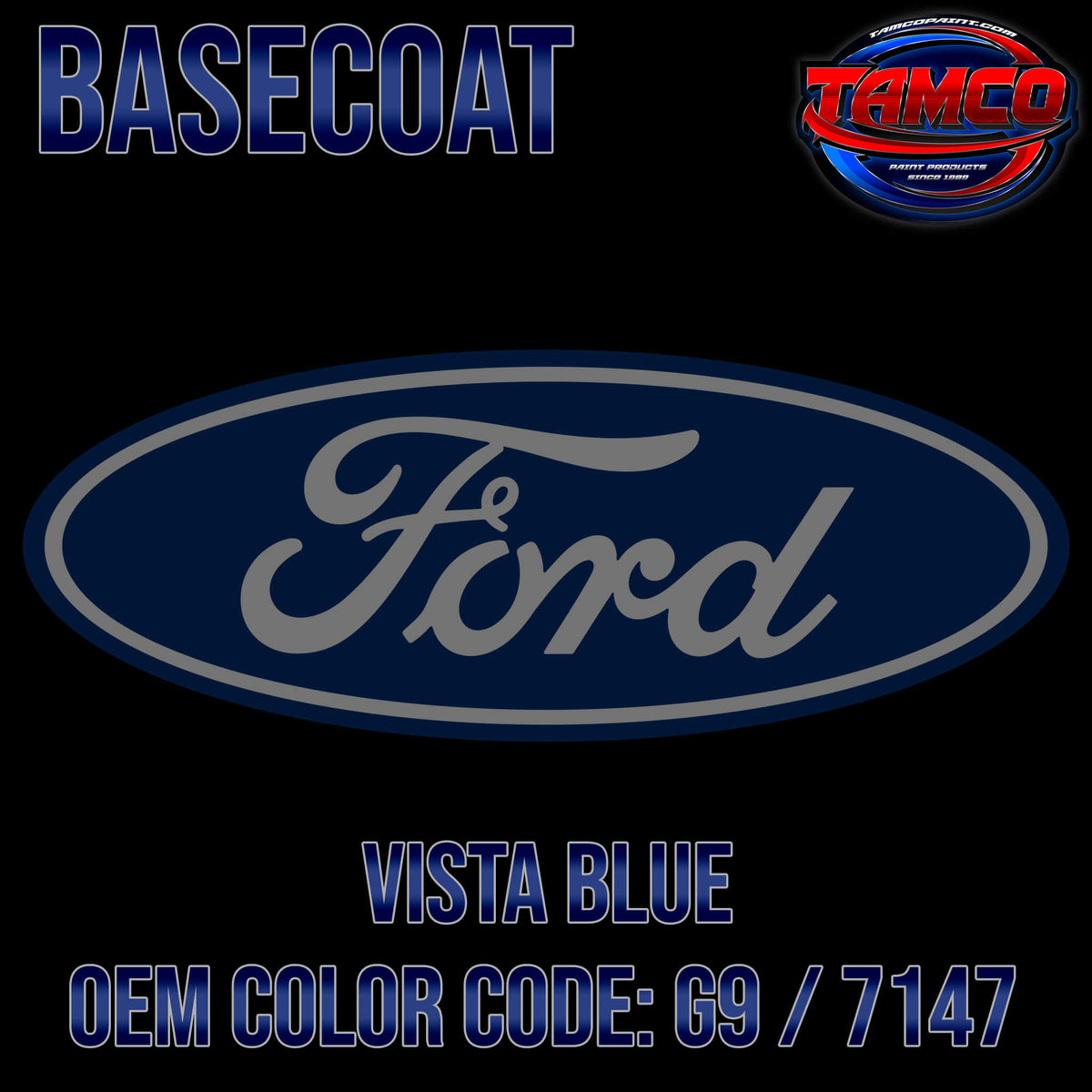 For Ford 7N Dark Shadow Blue Met. Spray Paint & Clear Compatible For Ford 7N Dark Shadow Blue Met. Spray Paint & Clear Compatible