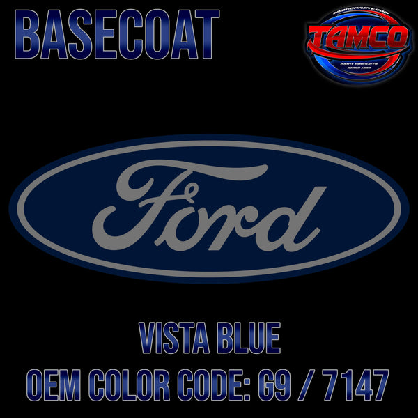 Ford Vista Blue OEM Basecoat
