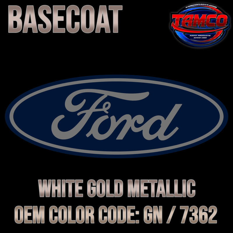 Ford White Gold Metallic OEM Basecoat