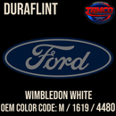 Ford Wimbledon White | M / 1619 / 4480 | 1964-1990 | OEM DuraFlint Series Single Stage