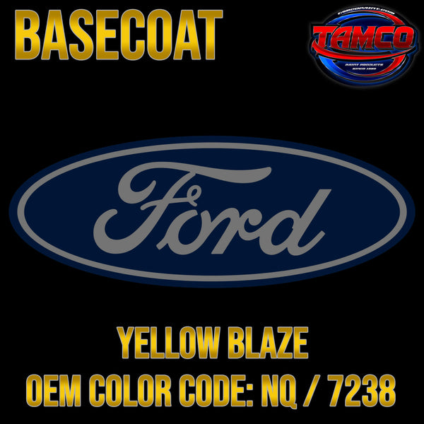 FORD YELLOW BLAZE OEM BASECOAT