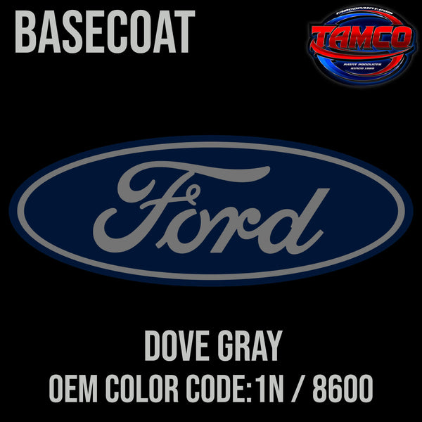 Ford Dove Gray Code 1N / 8600 Basecoat