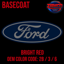 Ford Bright Red Code 2B / 3 / 6 OEM Basecoat